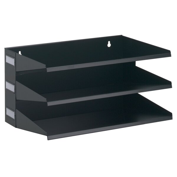 DURABLE Station de tri Business, 3 compartiments, noir