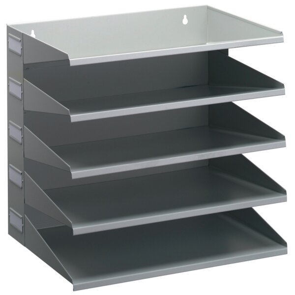 DURABLE Station de tri Business, 5 compartiments, noir
