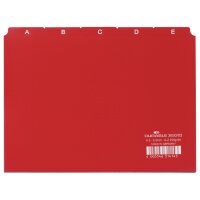 DURABLE Karteiregister A - Z, PP, A5 quer, weiss, 25-teilig