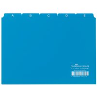 DURABLE Karteiregister A - Z, PP, A5 quer, blau, 25-teilig