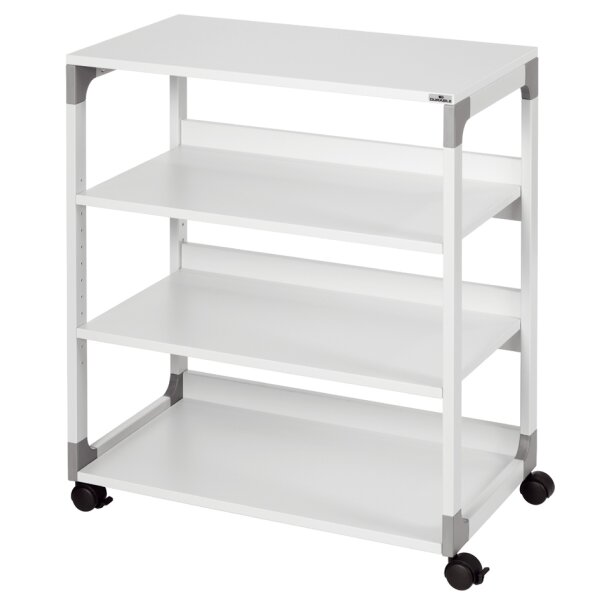 DURABLE Bürowagen SYSTEM Multi Trolley 88, 4 Böden, grau