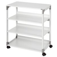 DURABLE Bürowagen SYSTEM Multi Trolley 88, 4 Böden, grau