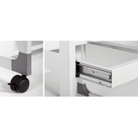 DURABLE Poste de travail PC SYSTEM Computer Trolley 75 VH