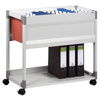 DURABLE Hängemappen-Wagen SYSTEM File Trolley, grau