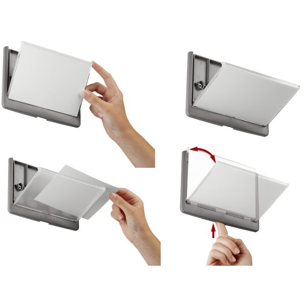 DURABLE Plaque de porte CLICK SIGN, (L)149 x (H)52,5 mm