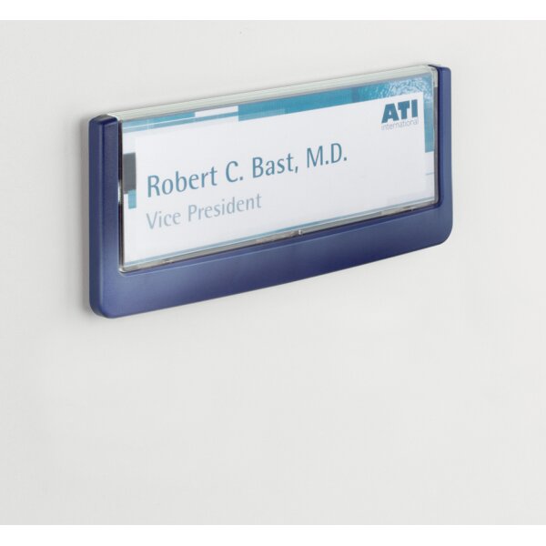 DURABLE T&uuml;rschild CLICK SIGN, (B)149 x (H)52,5 mm, blau