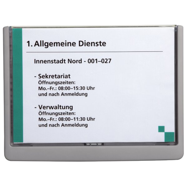 DURABLE Türschild CLICK SIGN, DIN A5, dunkelblau