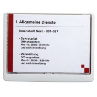 DURABLE Türschild CLICK SIGN, DIN A5, dunkelblau