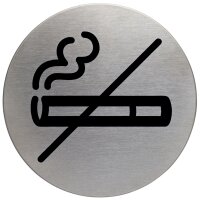 DURABLE Pictogramme WC-Hommes, diamètre: 83 mm, argent