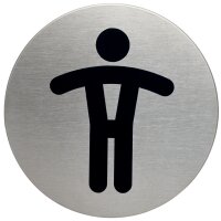 DURABLE Pictogramme WC Femmes & Hommes, diamètre: 83 mm