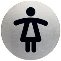 DURABLE Pictogramme WC Femmes & Hommes, diamètre: 83 mm