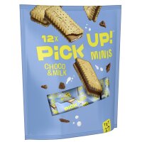 PiCK UP! Keksriegel Choco & Milch minis, Beutel
