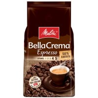Melitta Café BellaCrema Espresso, gain entier