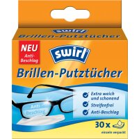 swirl Brillen-Putztücher, 30er Grosspackung