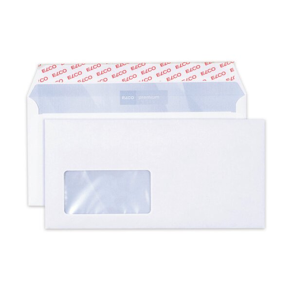 ELCO Enveloppe Office a/fenêt. C5/6 74465.12 80g, blanc 25 pcs.