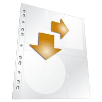 DURABLE CD- DVD-Hülle COVER S, für 2 CDs, PP,...