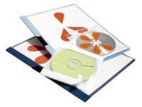 DURABLE Pochette autoadhésive pour CD/DVD FIX, en PP