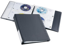 DURABLE CD- DVD-INDEX Ringbuch 40, für 40 CDs,...