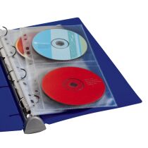 DURABLE CD- DVD-Hülle COVER LIGHT M, für 4 CDs,...
