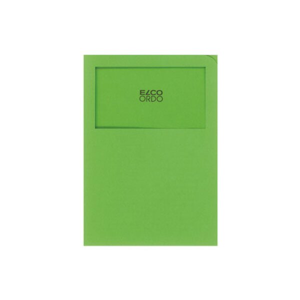 ELCO Dossier dorgan. Ordo A4 29469.62 s. lignes, vert 100 pièces