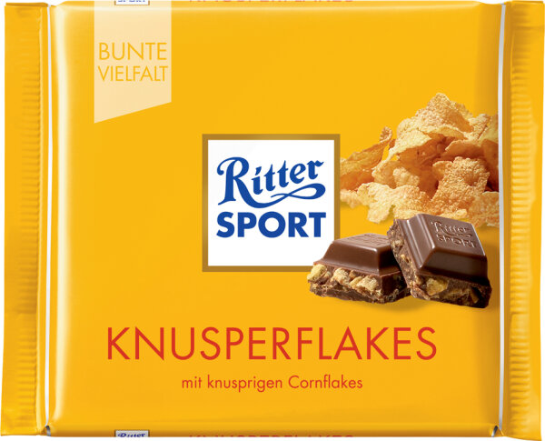 Ritter SPORT Tafelschokolade KNUSPERFLAKES, 100 g
