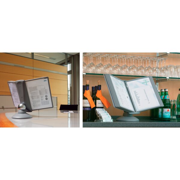 DURABLE Display-System SHERPA MOTION, Komplett-Set, schwarz