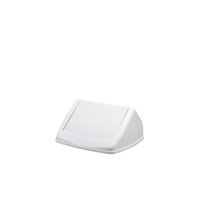 DURABLE Couvercle DURABIN FLIP LID SQUARE 40, blanc/blanc