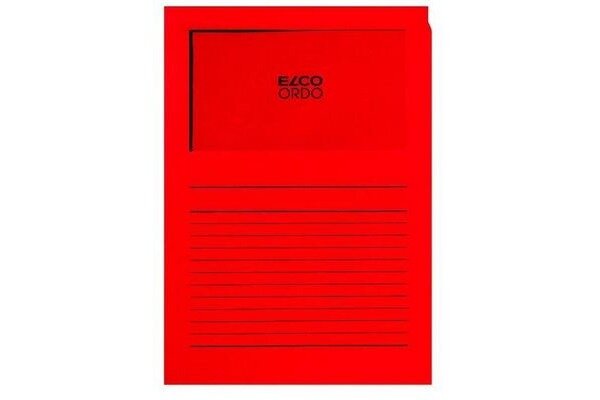 ELCO Dossier dorgan. Ordo A4 29489.92 classico, rouge 100 pièces