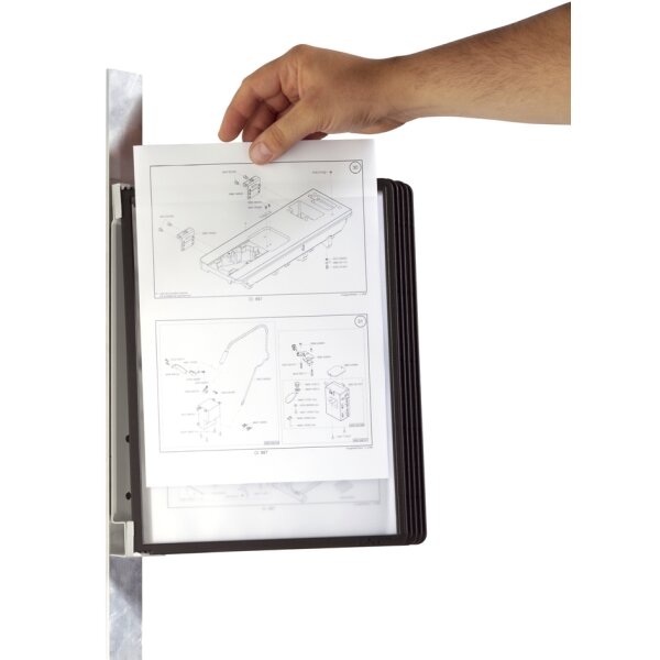 DURABLE Système de présentation VARIO MAGNET wall 5, kit