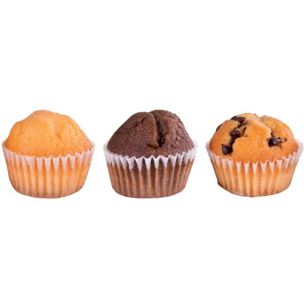 HELLMA Mini Muffins sortiert, 60er Karton