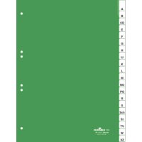 DURABLE Kunststoff-Register, PP, Stärke: 0,12 mm,...