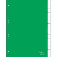 DURABLE Kunststoff-Register, PP, Stärke: 0,12 mm,...