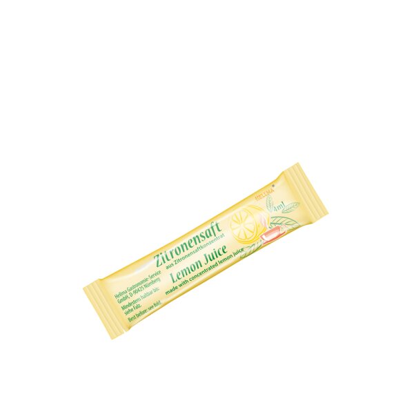 HELLMA Sticks de jus de citron, dans un présentoir en carton