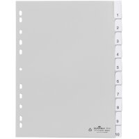 DURABLE Kunststoff-Register, PP, Stärke: 0,12 mm,...