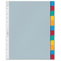 DURABLE Pochettes intercalaires, 10 touches, transparent, A4