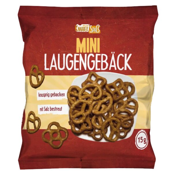 HELLMA Mini Laugengeb&auml;ck, im Portionsbeutel &agrave; 15 g