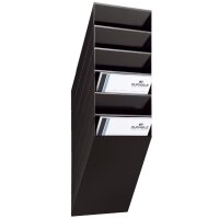 DURABLE Set porte-brochures mural FLEXIBOXX 6, A4, noir