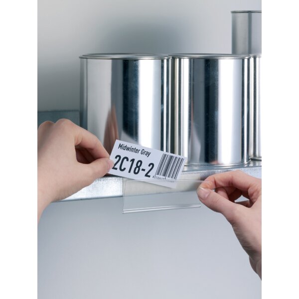 DURABLE Porte-&eacute;tiquette SCANFIX, autocollant, (L): 200 mm