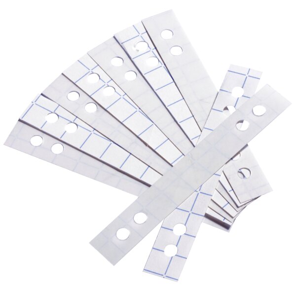 DURABLE Lochverstärkerungsstreifen, selbstklebend