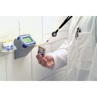 DURABLE Lacet textile 10 avec enrouleur, noir