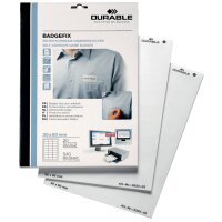 DURABLE Namens-Etiketten BADGEFIX, selbstklebend, 40 x 75 mm