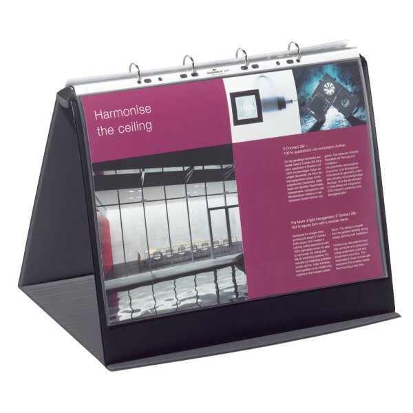 DURABLE Tisch-Flipchart DURASTAR, A3 quer, schwarz