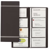 DURABLE Visitenkarten-Album VISIFIX, matte Folie, anthrazit