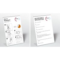 DURABLE présentoir prospectus, A4 portrait, en...