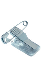DURABLE Porte-badge avec clip & épingle, 90 x 54 mm