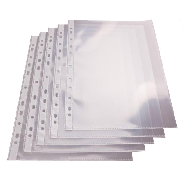 proOFFICE Prospekthülle, DIN A4, PP-Folie, glasklar, 50my