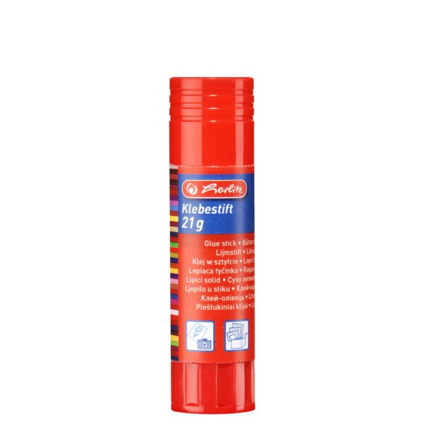 herlitz Bâton de colle, 8 g, sans solvant, incolore