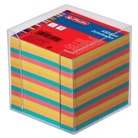 herlitz Zettelbox, Kunststoff, 90 x 90 mm, glasklar
