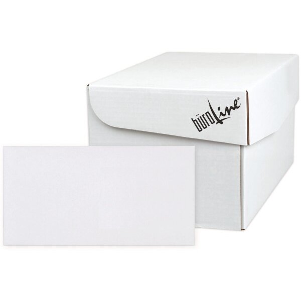 B&Uuml;ROLINE Enveloppe s/fen&ecirc;tre C5/6 103481 100g, blanc 500 pcs.
