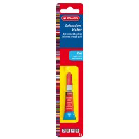 herlitz Sekundenkleber, 3 g, in Metalltube